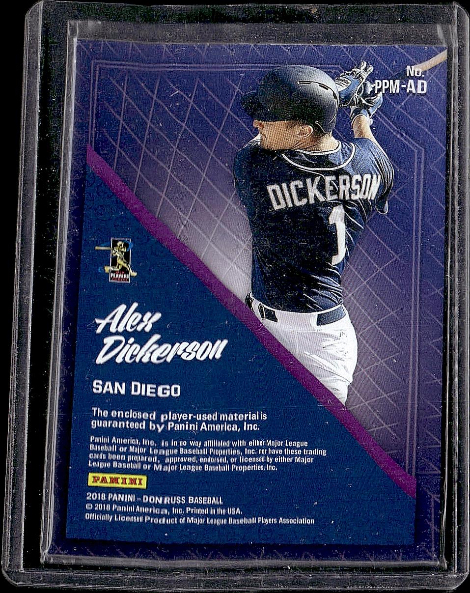 2018 Donruss #PPM-AD Alex Dickerson Promising Pros Materials