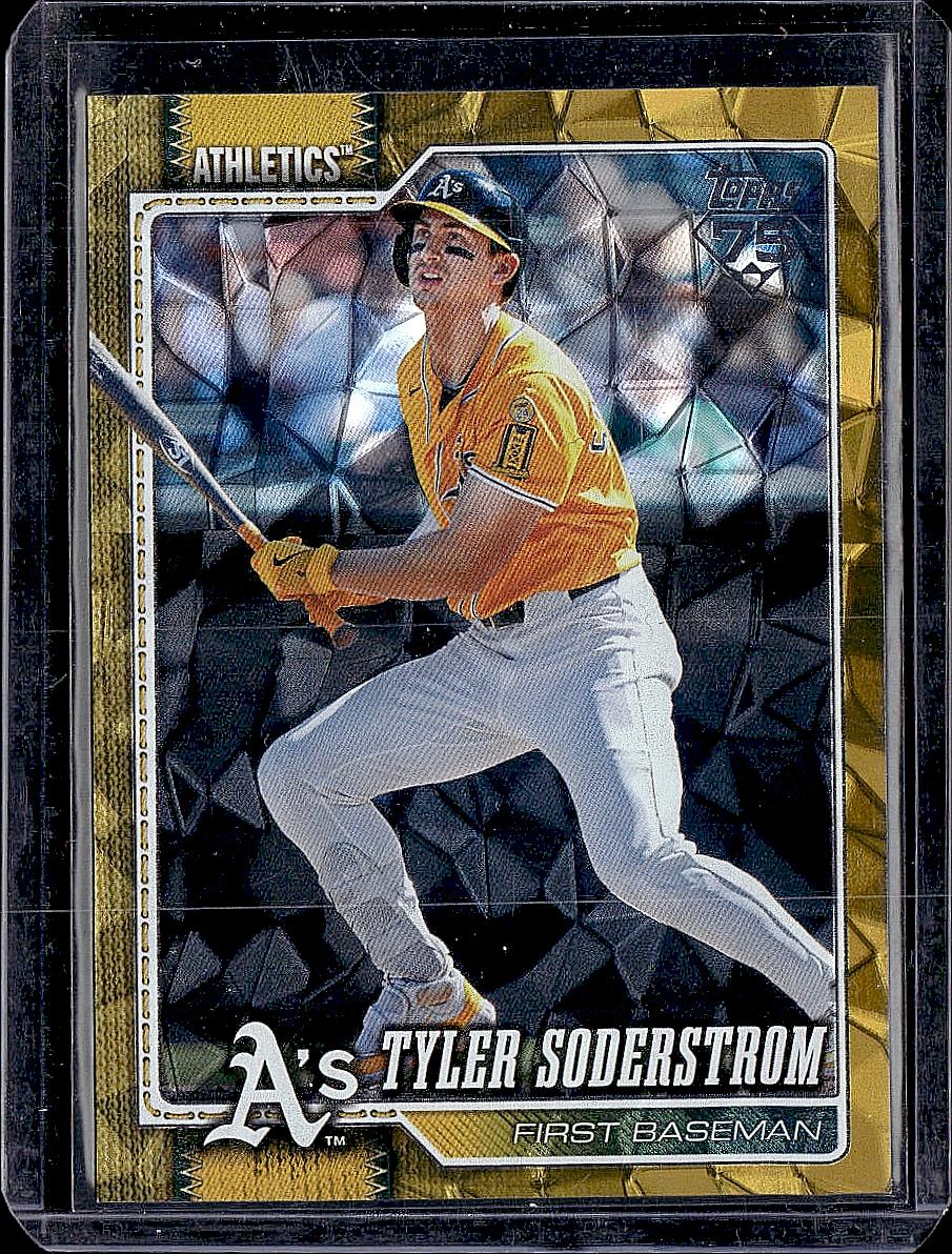 2026 Topps #564 Tyler Soderstrom Gold Diamante Foil #/50