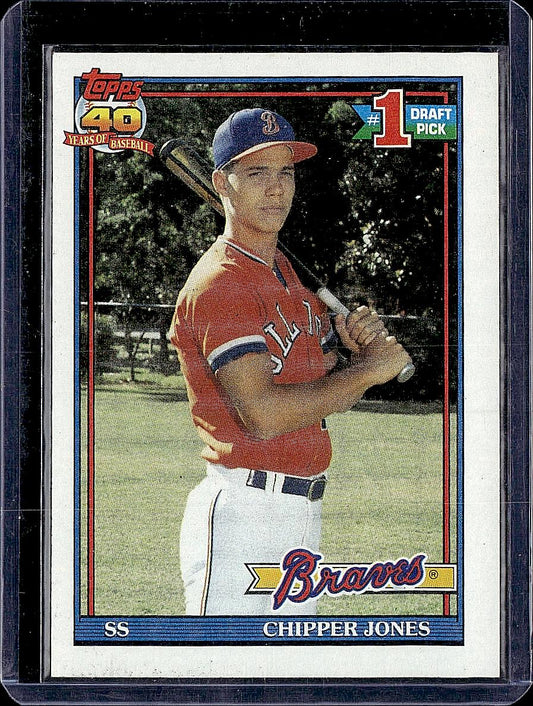 1991 Topps #333 Chipper Jones