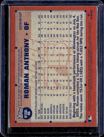 2026 Topps #91C2-45 Roman Anthony 1991 Topps Baseball