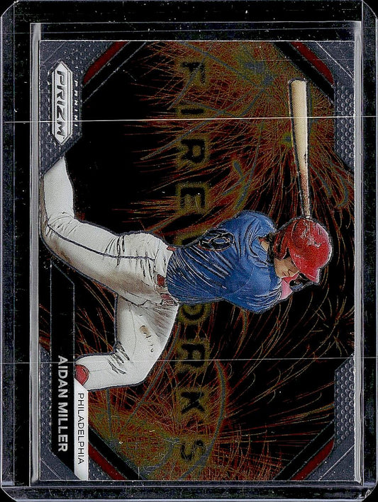 2024 Panini Prizm #1 Aidan Miller Fireworks