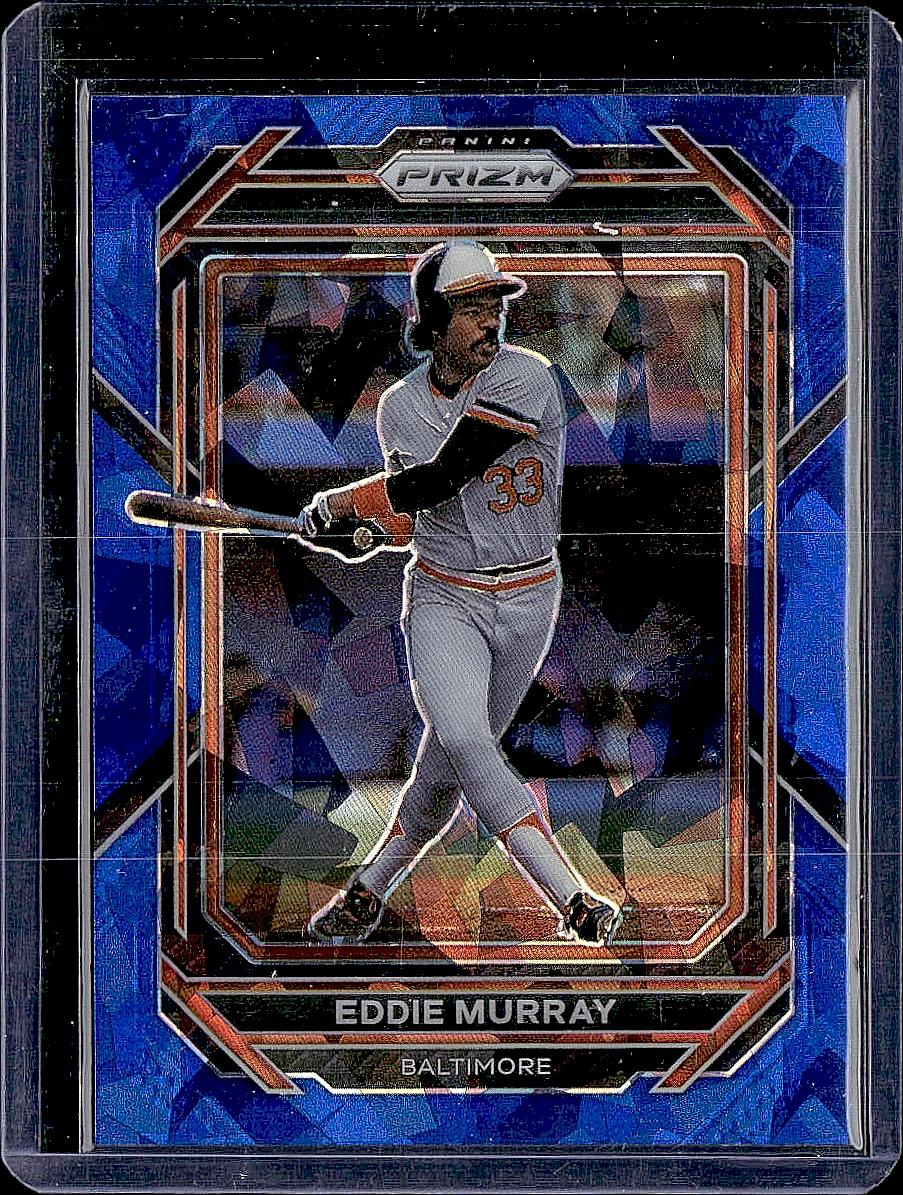 2023 Panini Prizm #178 Eddie Murray Blue Ice Prizms