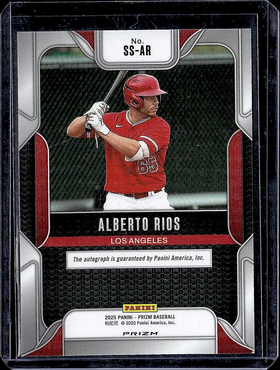 2025 Panini Prizm #SS-AR Alberto Rios Sensational Signatures