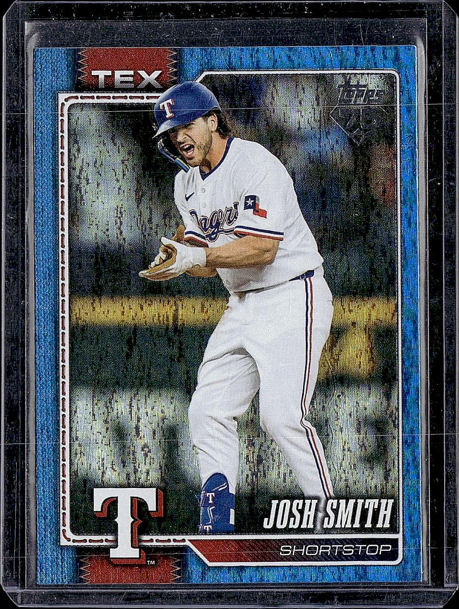 2026 Topps #169 Josh Smith Blue Rainbow Foil #/150