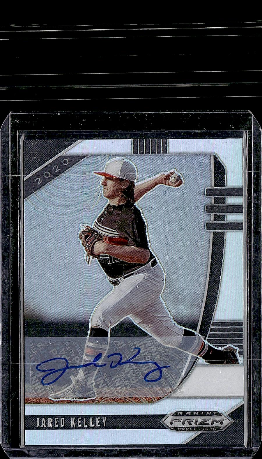 2020 Panini Prizm Draft Picks #PDP47 Jared Kelley Base Autographs Silver Prizm