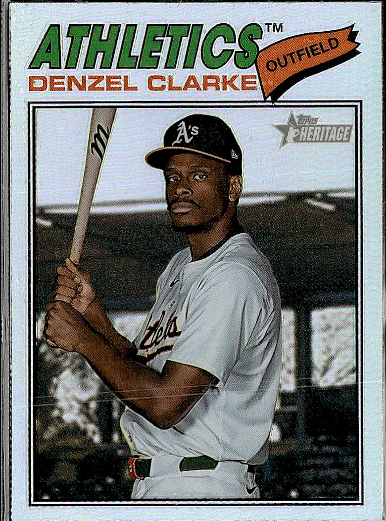 2026 Topps Heritage #324 Denzel Clarke Chrome