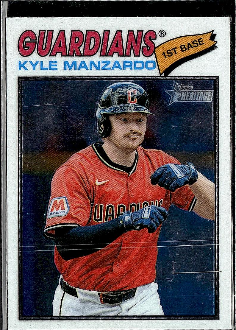 2026 Topps Heritage #133 Kyle Manzardo Chrome