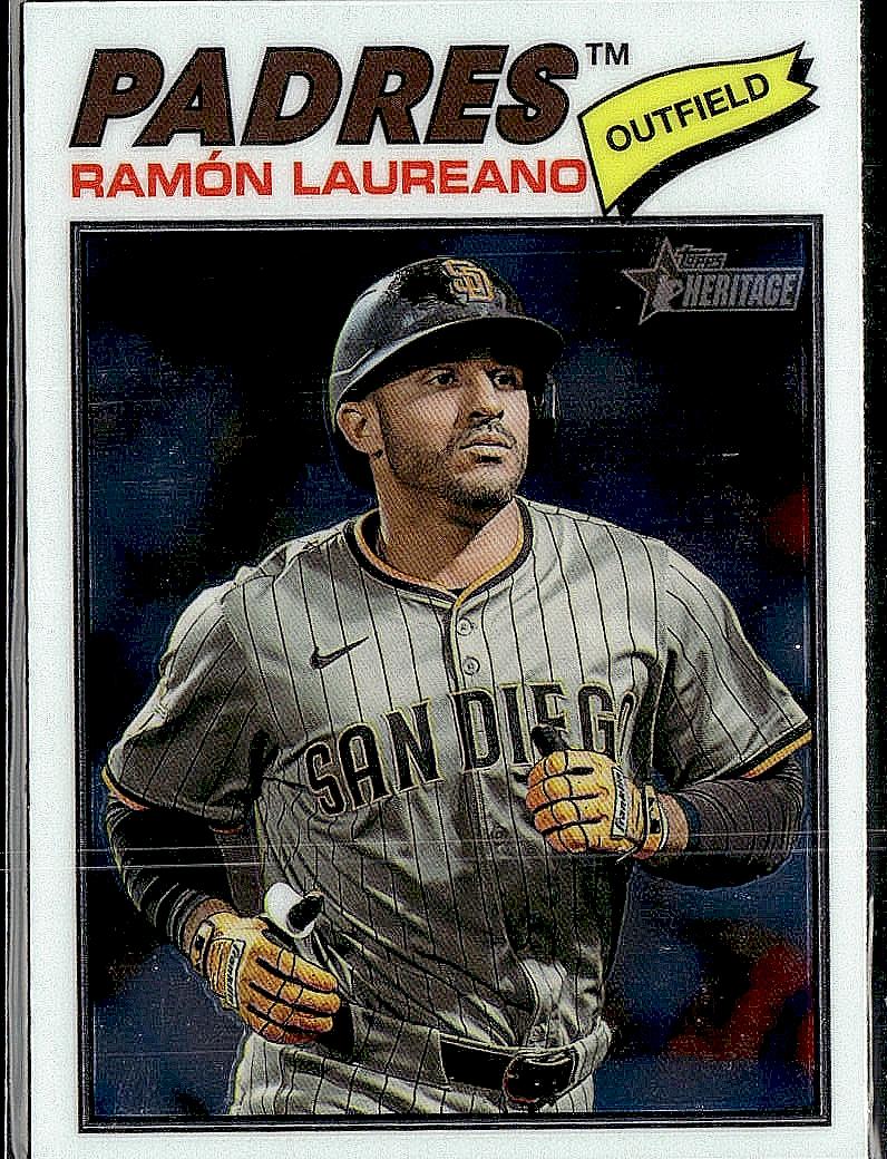 2026 Topps Heritage #89 Ramón Laureano Chrome