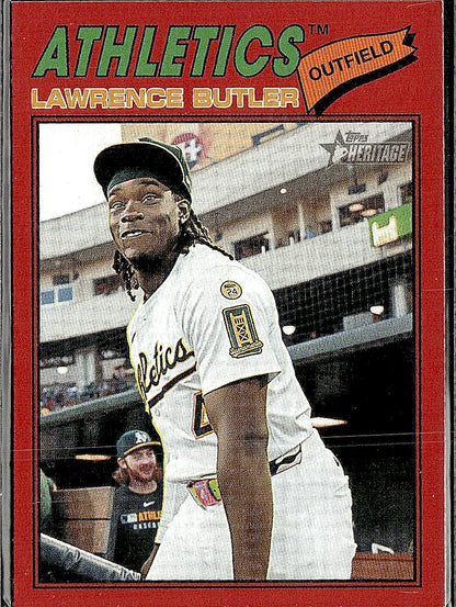 2026 Topps Heritage #94 Lawrence Butler Red