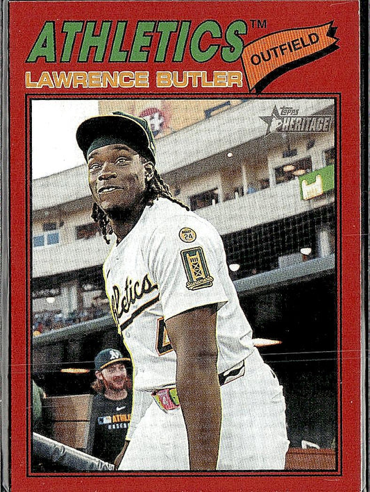 2026 Topps Heritage #94 Lawrence Butler Red