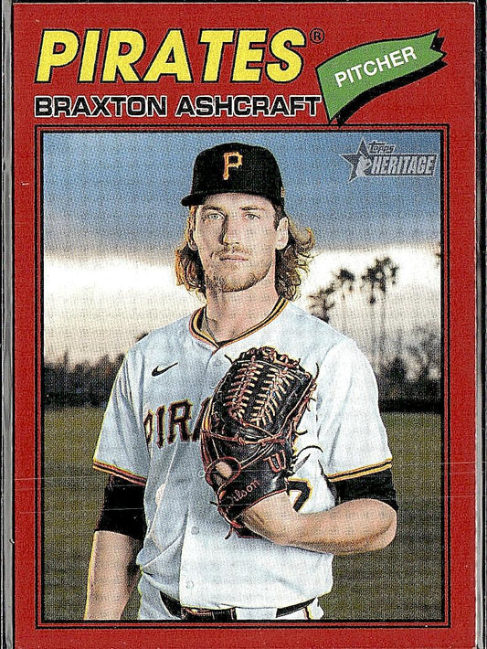 2026 Topps Heritage #134 Braxton Ashcraft Red