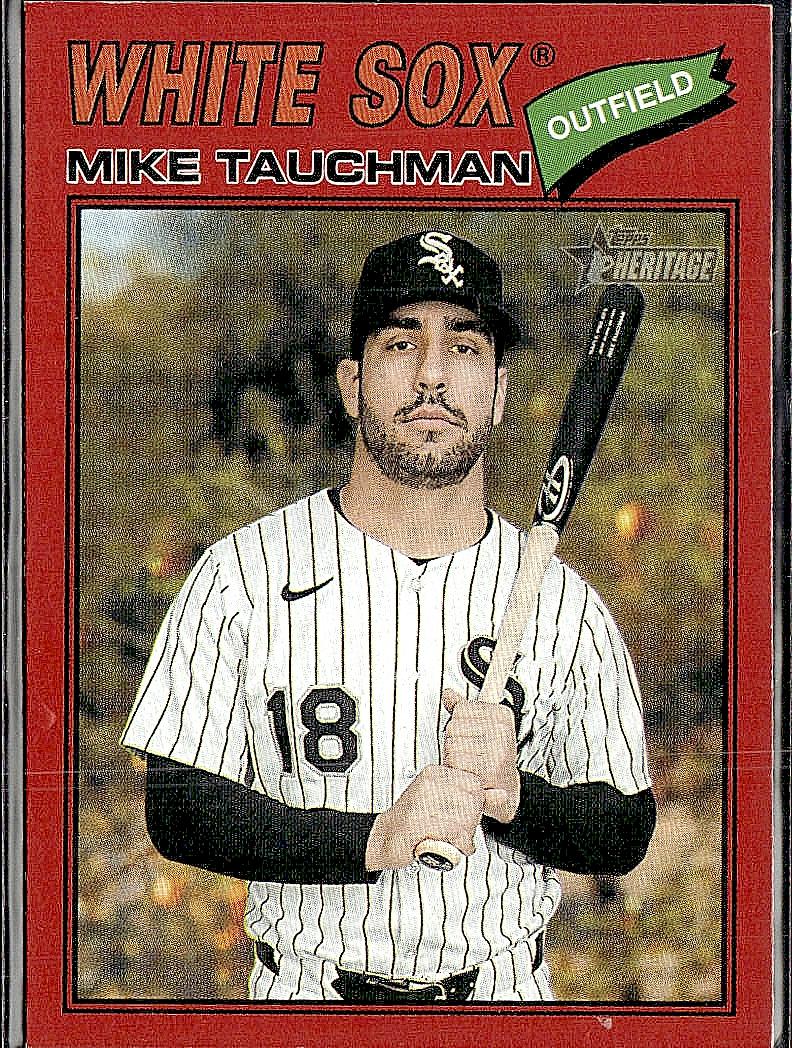 2026 Topps Heritage #90 Mike Tauchman Red
