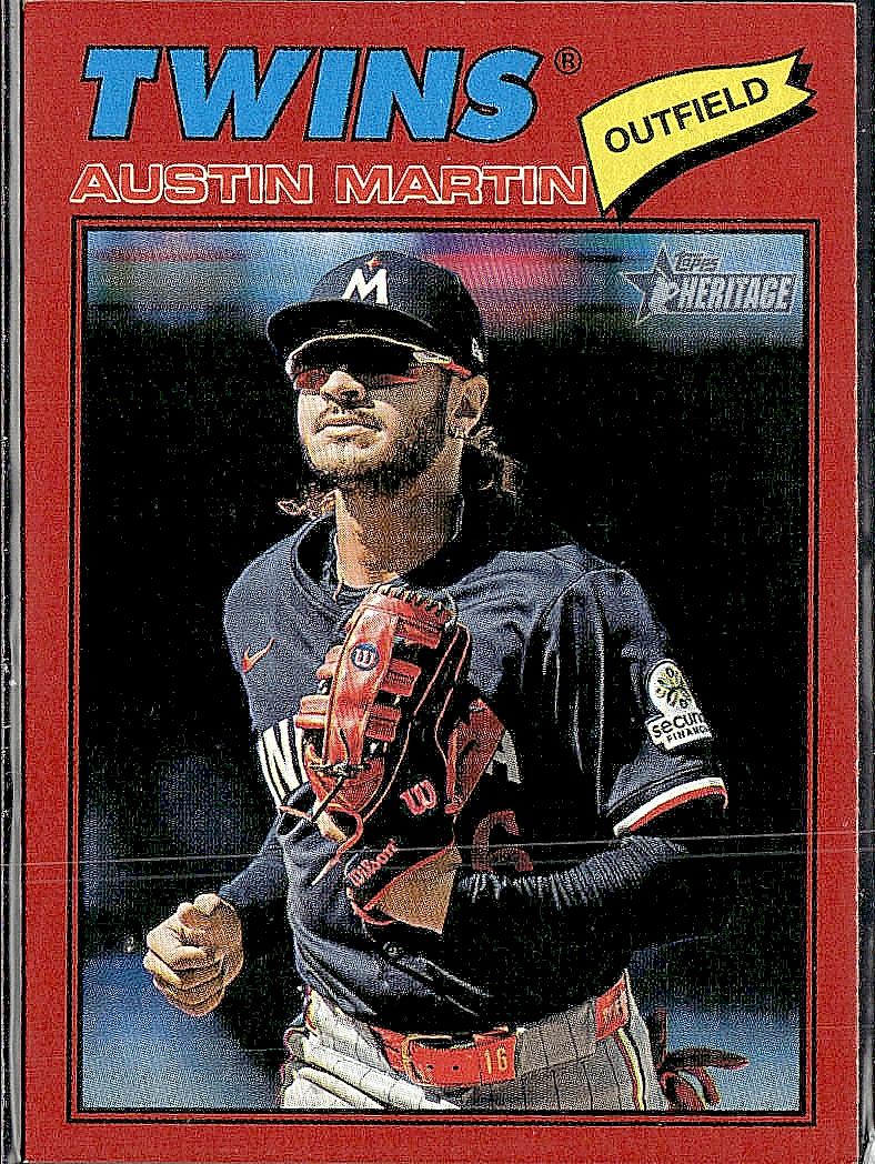 2026 Topps Heritage #44 Austin Martin Red