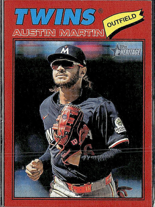 2026 Topps Heritage #44 Austin Martin Red