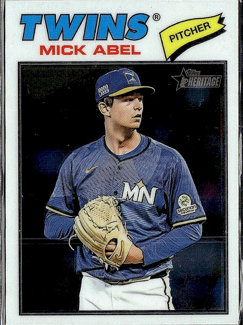 2026 Topps Heritage #292 Mick Abel Chrome