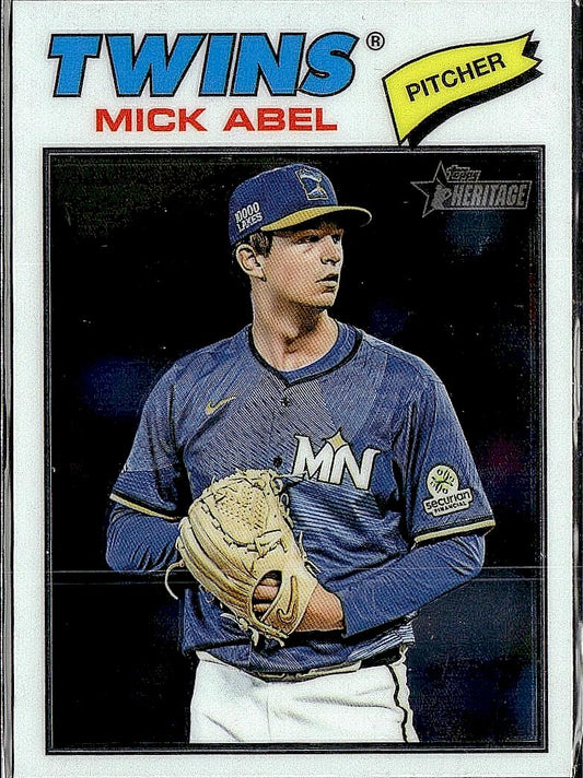 2026 Topps Heritage #292 Mick Abel Chrome