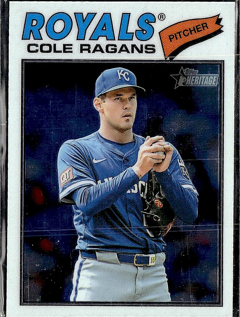 2026 Topps Heritage #113 Cole Ragans Chrome