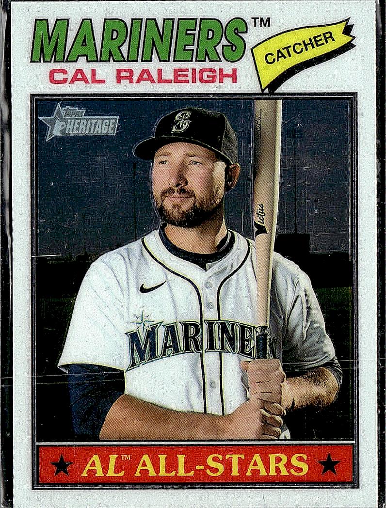 2026 Topps Heritage #269 Cal Raleigh Chrome