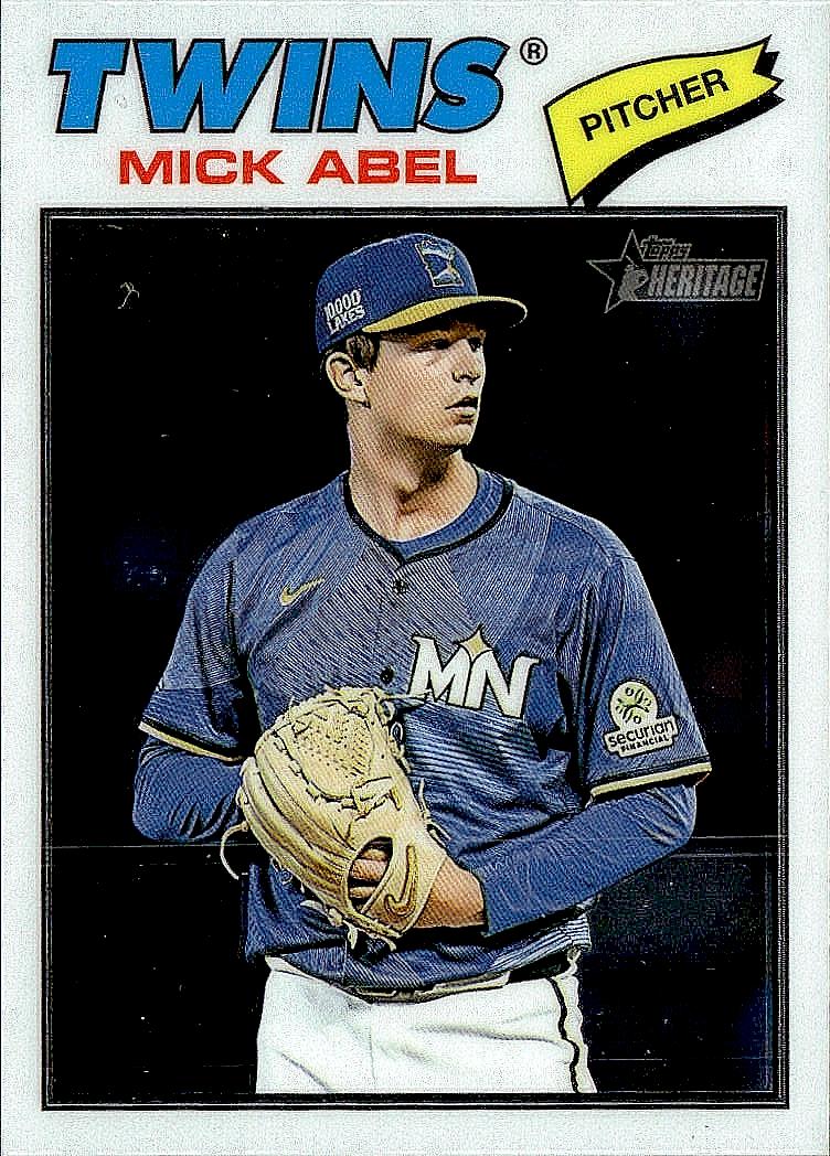 2026 Topps Heritage #292 Mick Abel Chrome