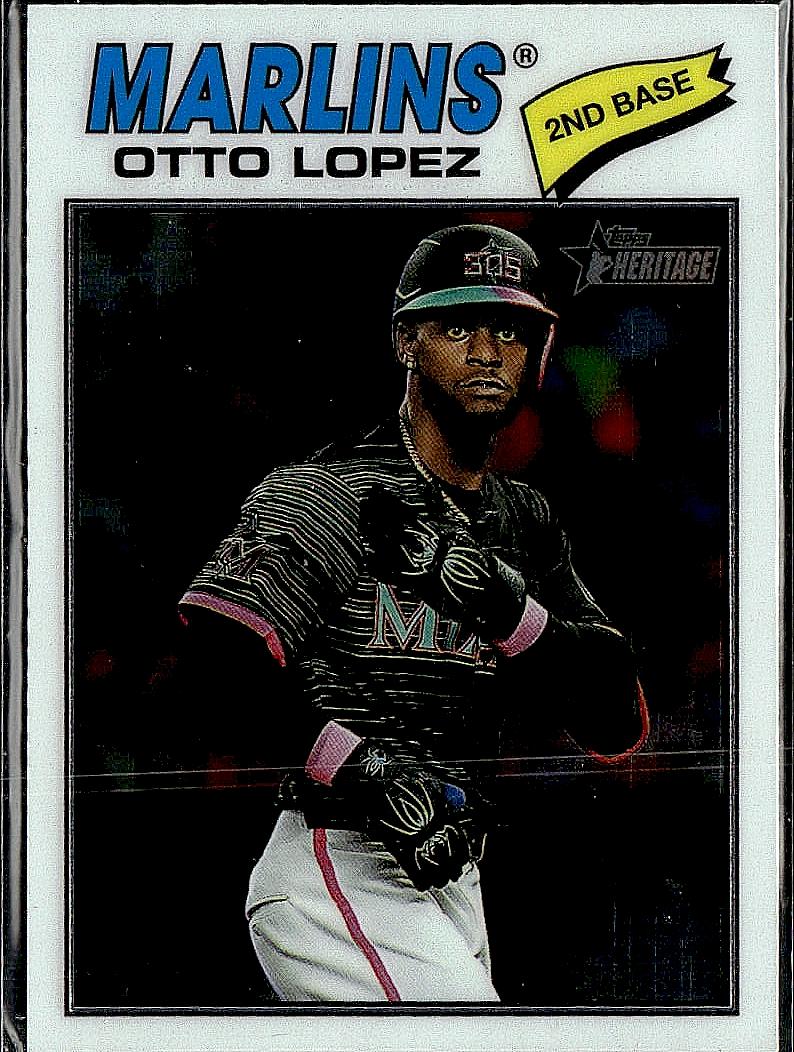 2026 Topps Heritage #345 Otto Lopez Chrome