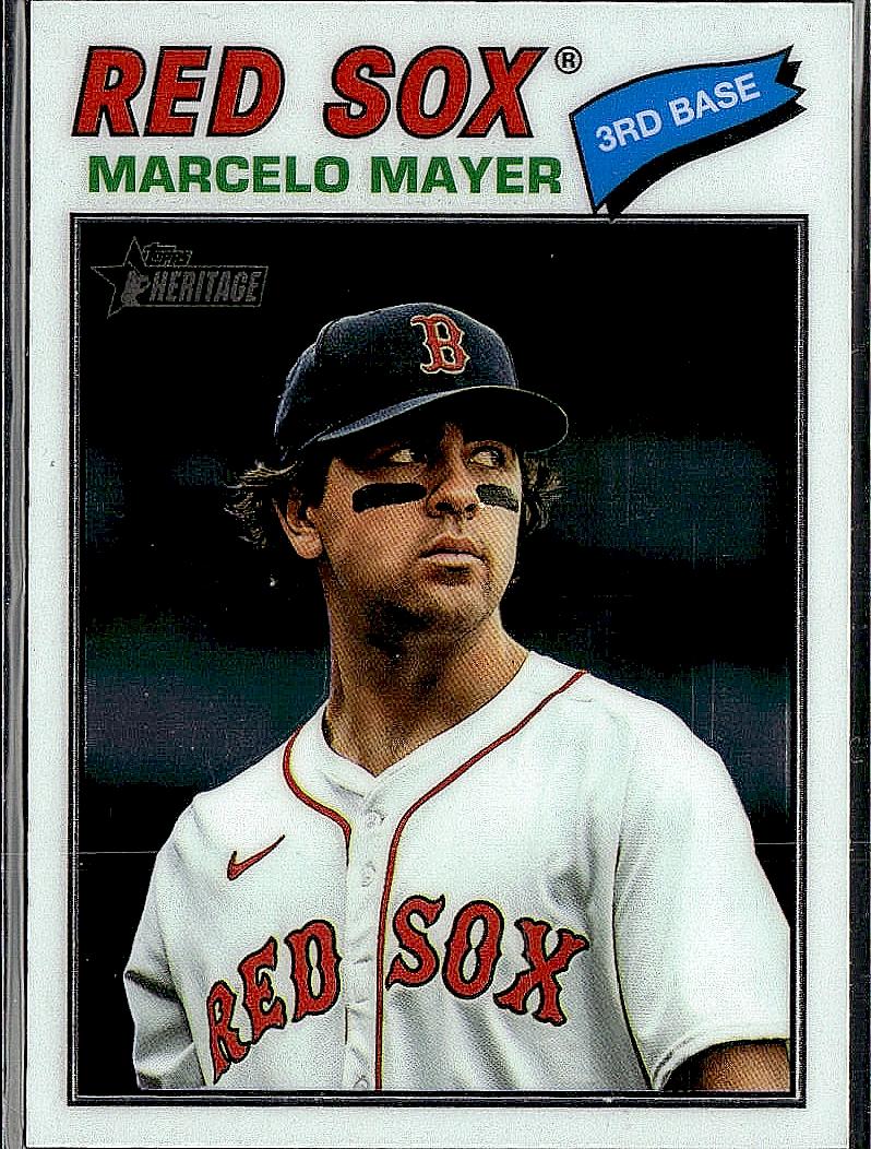 2026 Topps Heritage #356 Marcelo Mayer Chrome