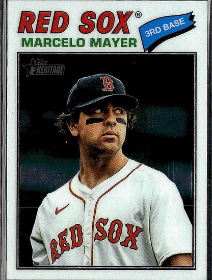 2026 Topps Heritage #356 Marcelo Mayer Chrome