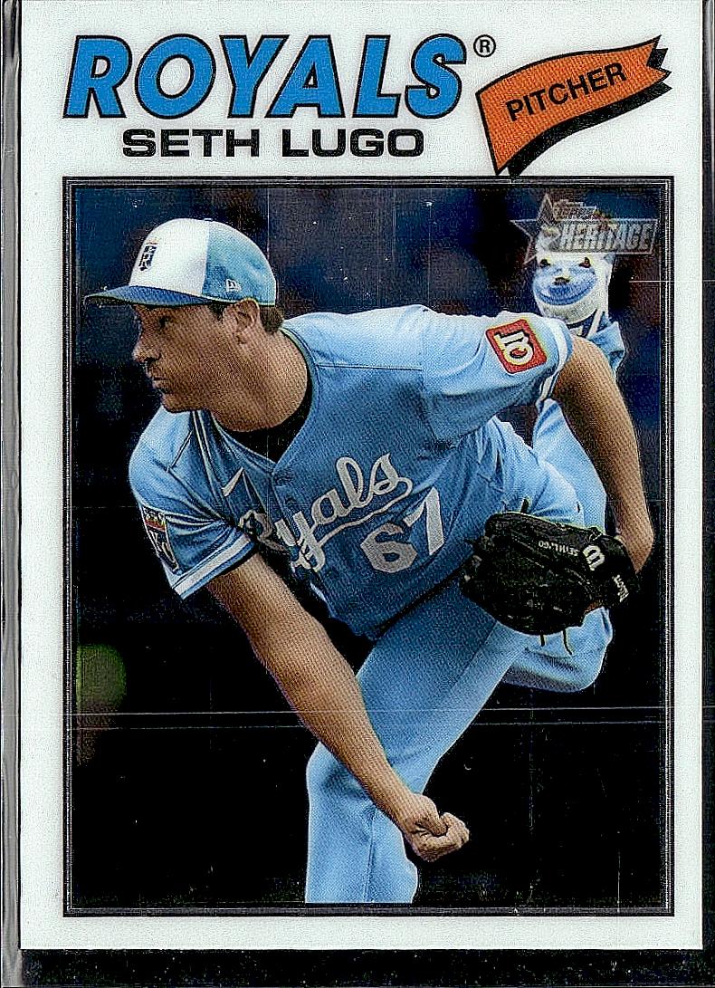 2026 Topps Heritage #192 Seth Lugo Chrome
