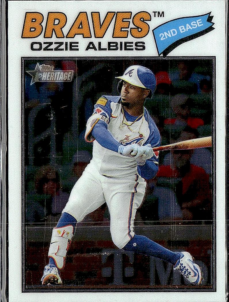 2026 Topps Heritage #264 Ozzie Albies Chrome