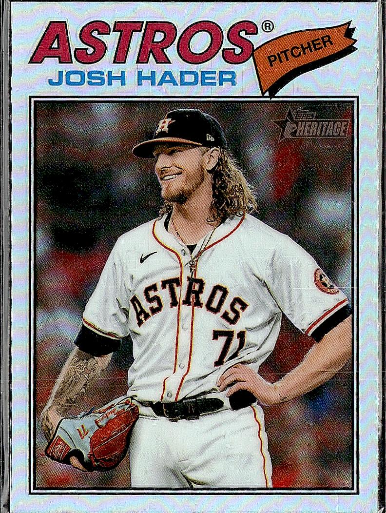 2026 Topps Heritage #9 Josh Hader Chrome Refractors