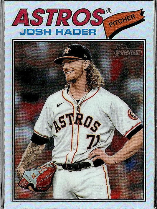 2026 Topps Heritage #9 Josh Hader Chrome Refractors