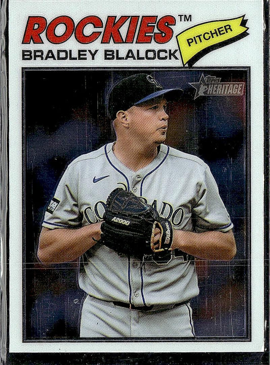 2026 Topps Heritage #83 Bradley Blalock Chrome