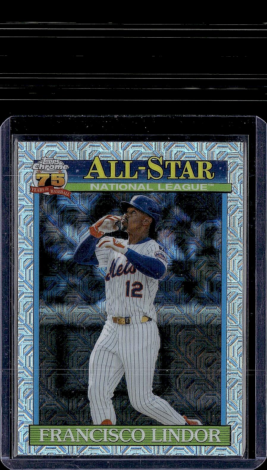 2026 Topps Chrome Francisco Lindor NL Leaders All Star Mojo