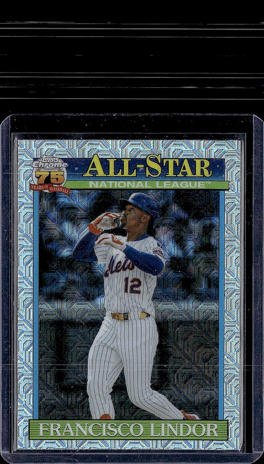 2026 Topps Chrome Francisco Lindor NL Leaders All Star Mojo