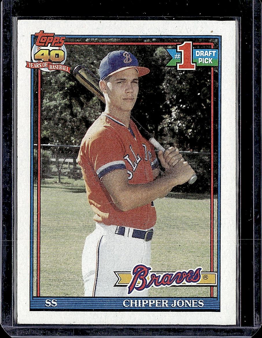 1991 Topps #333 Chipper Jones