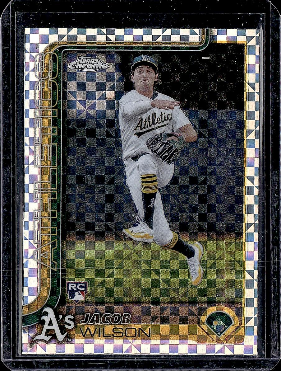 2025 Topps Chrome #96 Jacob Wilson X-Fractors