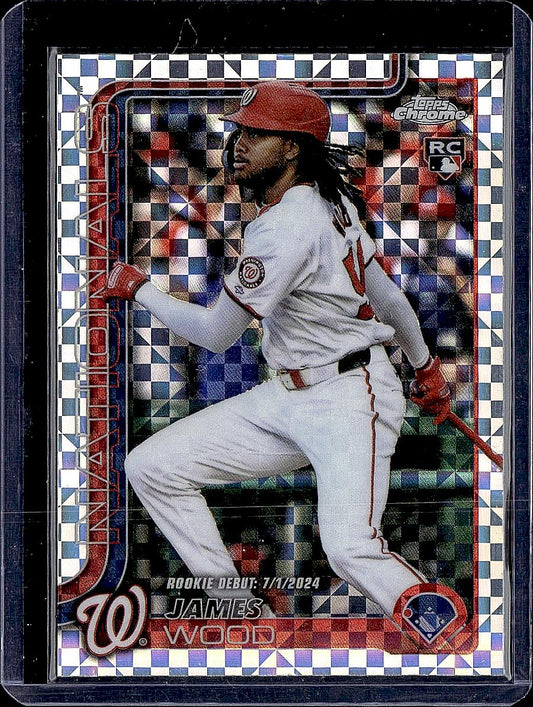 2025 Topps Chrome Update #USC95 James Wood X-Fractors