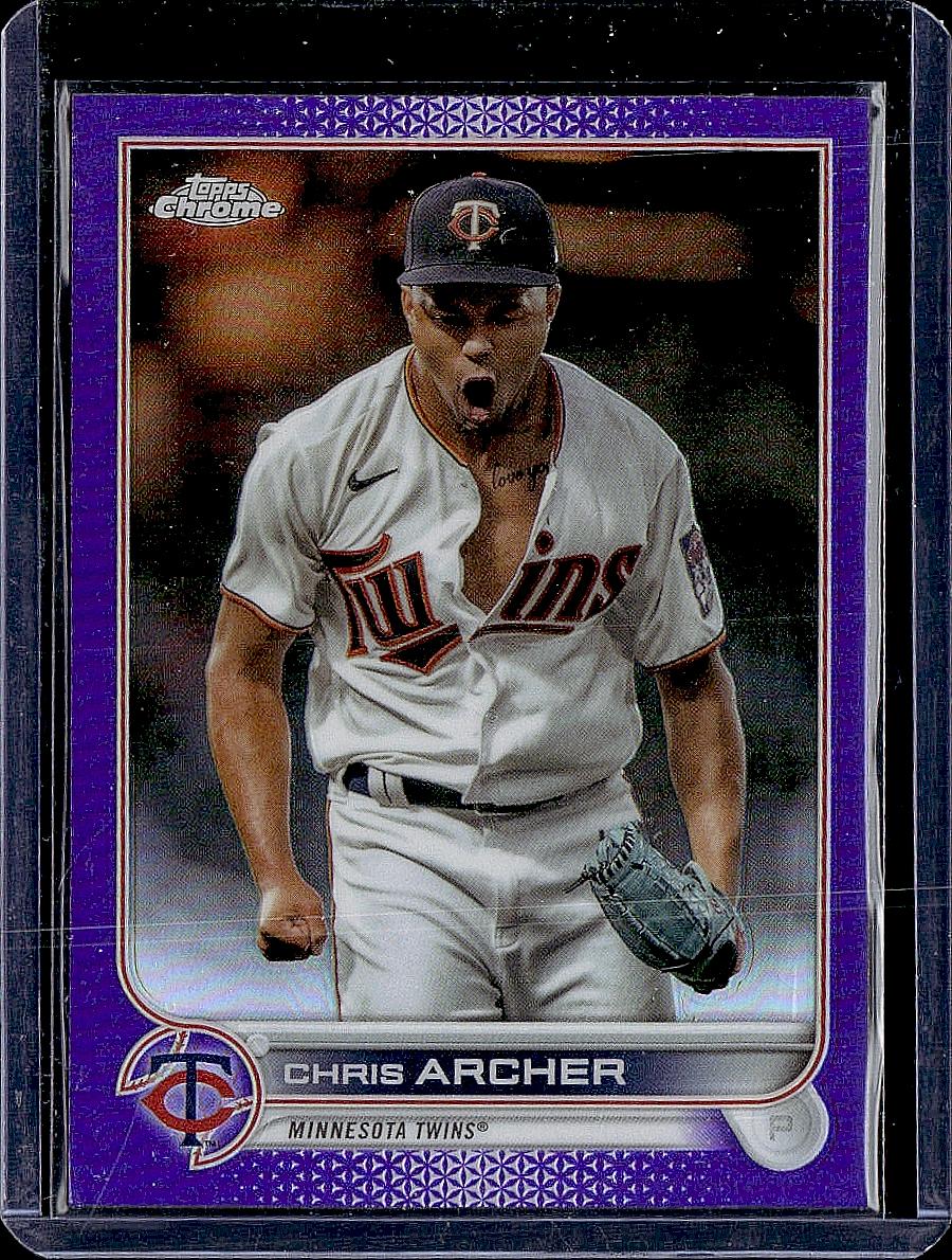 2022 Topps Chrome Update #USC113 Chris Archer Purple Refractor