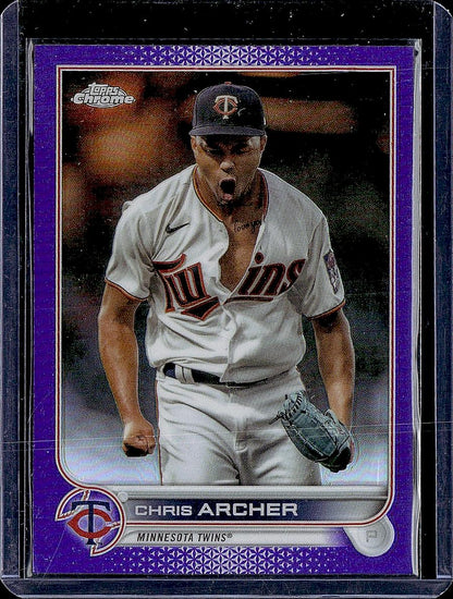 2022 Topps Chrome Update #USC113 Chris Archer Purple Refractor