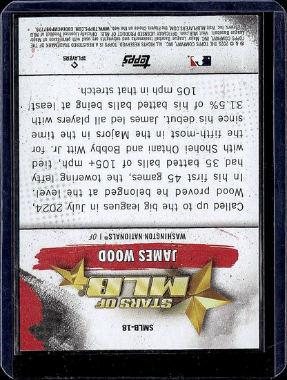 2025 Topps #SMLB-18 James Wood Stars of MLB