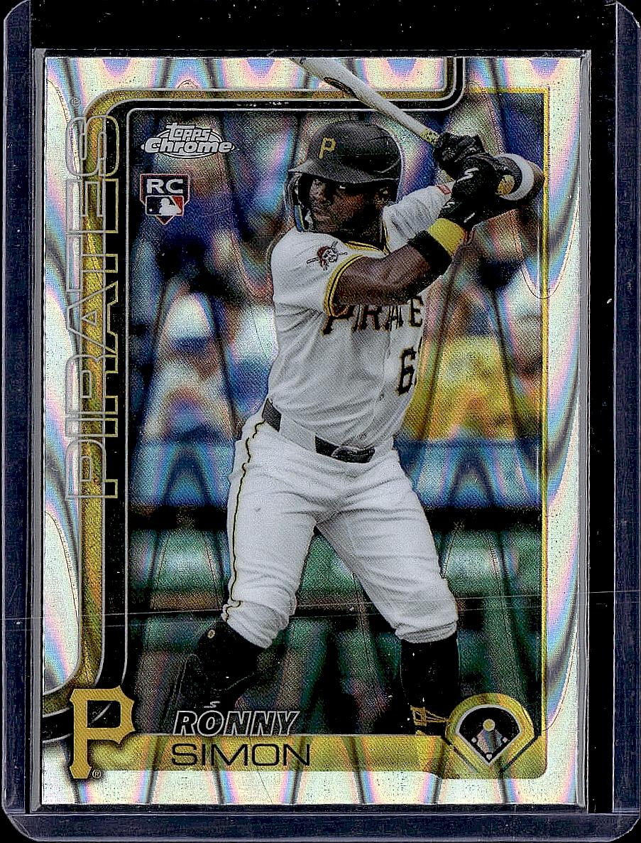 2025 Topps Chrome Update #USC35 Ronny Simon RayWave Refractor
