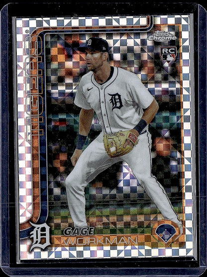 2025 Topps Chrome Update #USC21 Gage Workman X-Fractors