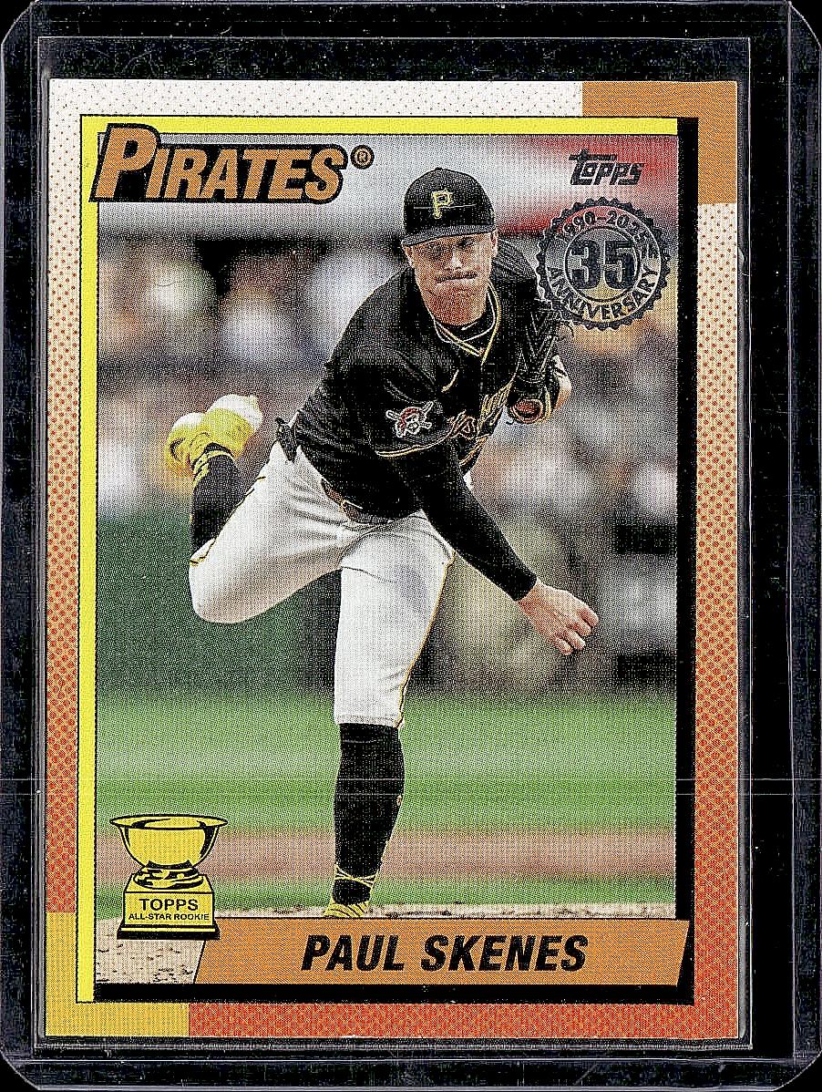 2025 Topps #T90-63 Paul Skenes 1990 Topps Baseball 35th Anniversary (Series One)