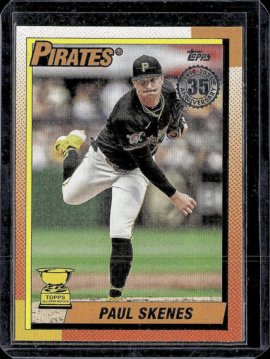 2025 Topps #T90-63 Paul Skenes 1990 Topps Baseball 35th Anniversary (Series One)