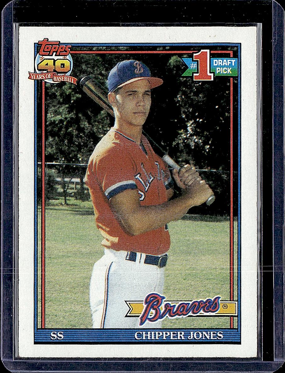 1991 Topps #333 Chipper Jones
