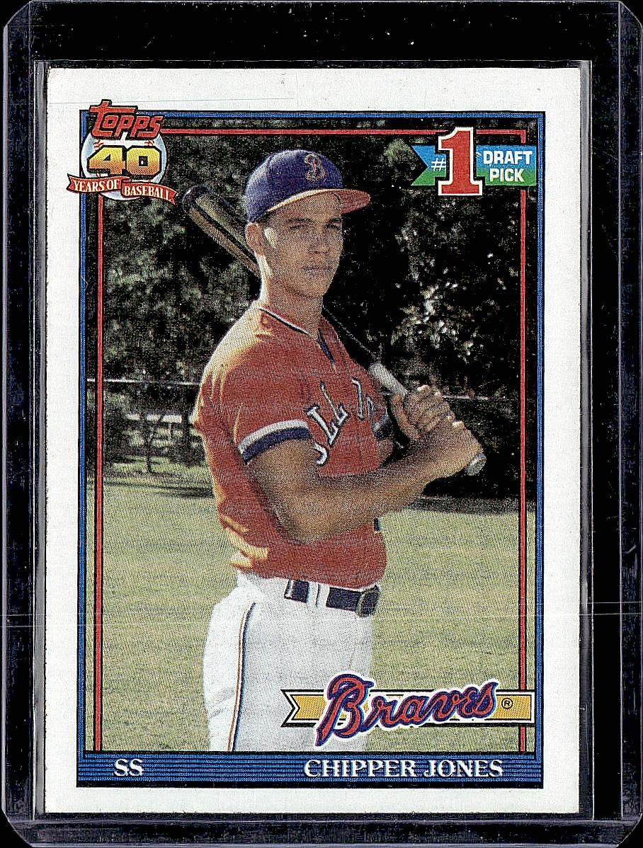 1991 Topps #333 Chipper Jones