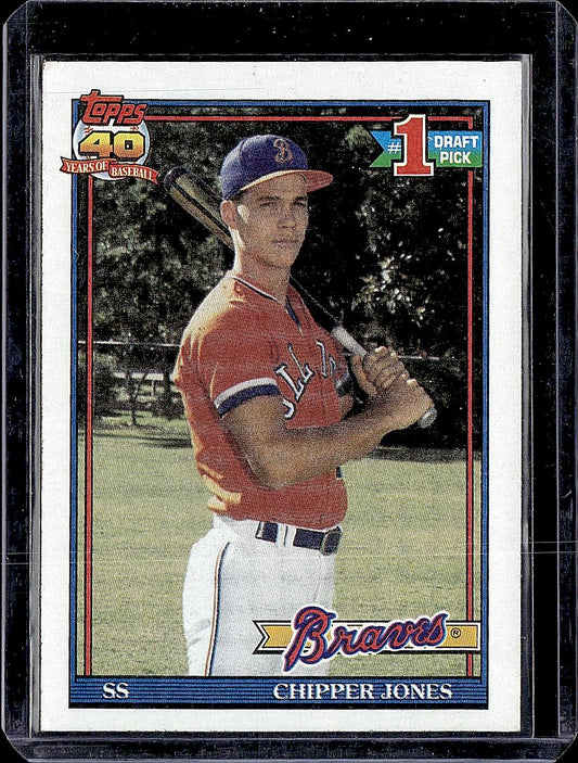 1991 Topps #333 Chipper Jones