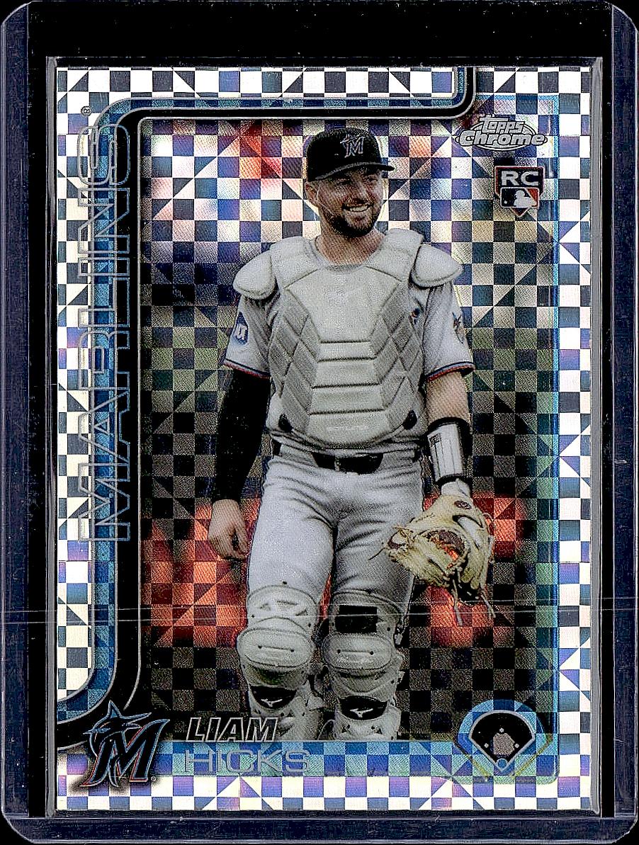 2025 Topps Chrome Update #USC86 Liam Hicks X-Fractors