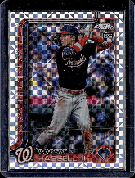 2025 Topps Chrome Update #USC154 Robert Hassell III X-Fractors