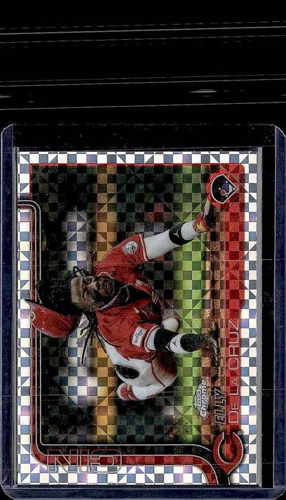 2025 Topps Chrome Update #USC189 Elly De La Cruz X-Fractors