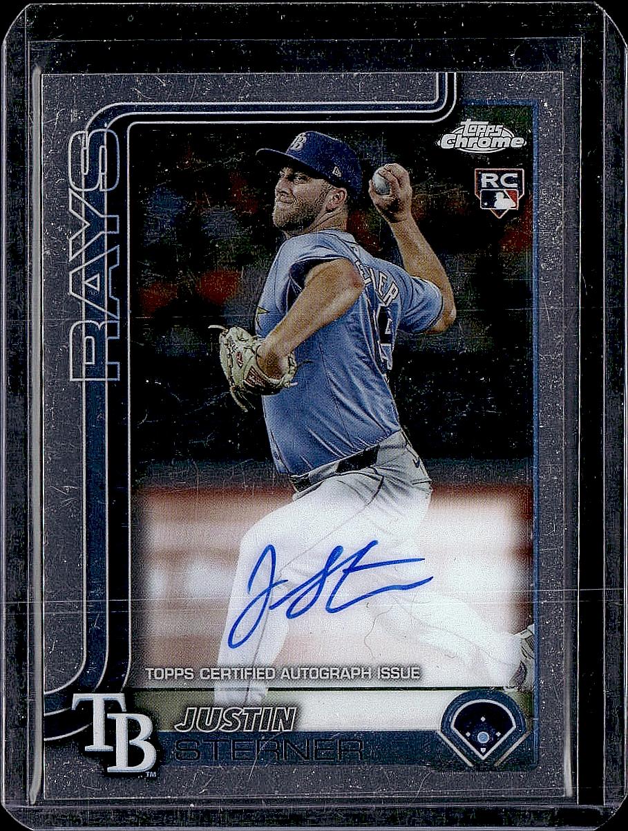2025 Topps Chrome #RA-JST Justin Sterner Rookie Autographs